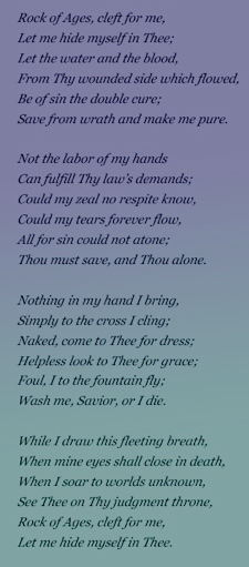 Rock of Ages Hymn