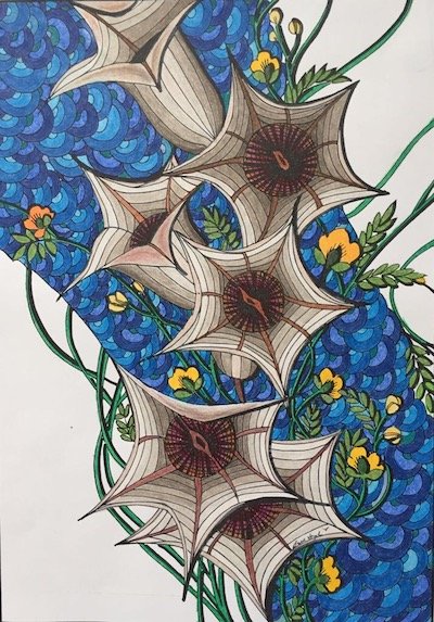 Seed, Nina Joseph's coloring page from The Power of the Seed: An Adult Coloring Devotional Journal by Sara Joseph