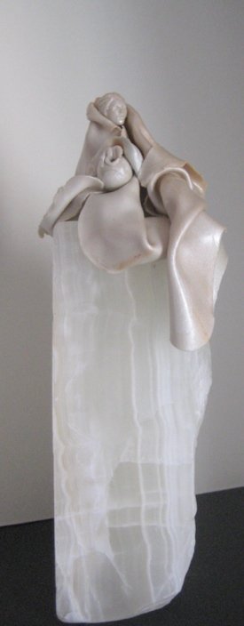 The Water Bearer, Polymer Clay and Marble by Sara Joseph