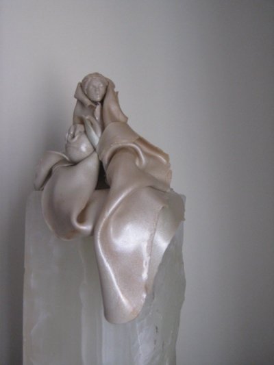 The Water Bearer, Detail 2, Polymer Clay and Marble by Sara Joseph
