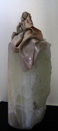 The Water Bearer, Detail 3, Polymer Clay and Marble by Sara Joseph